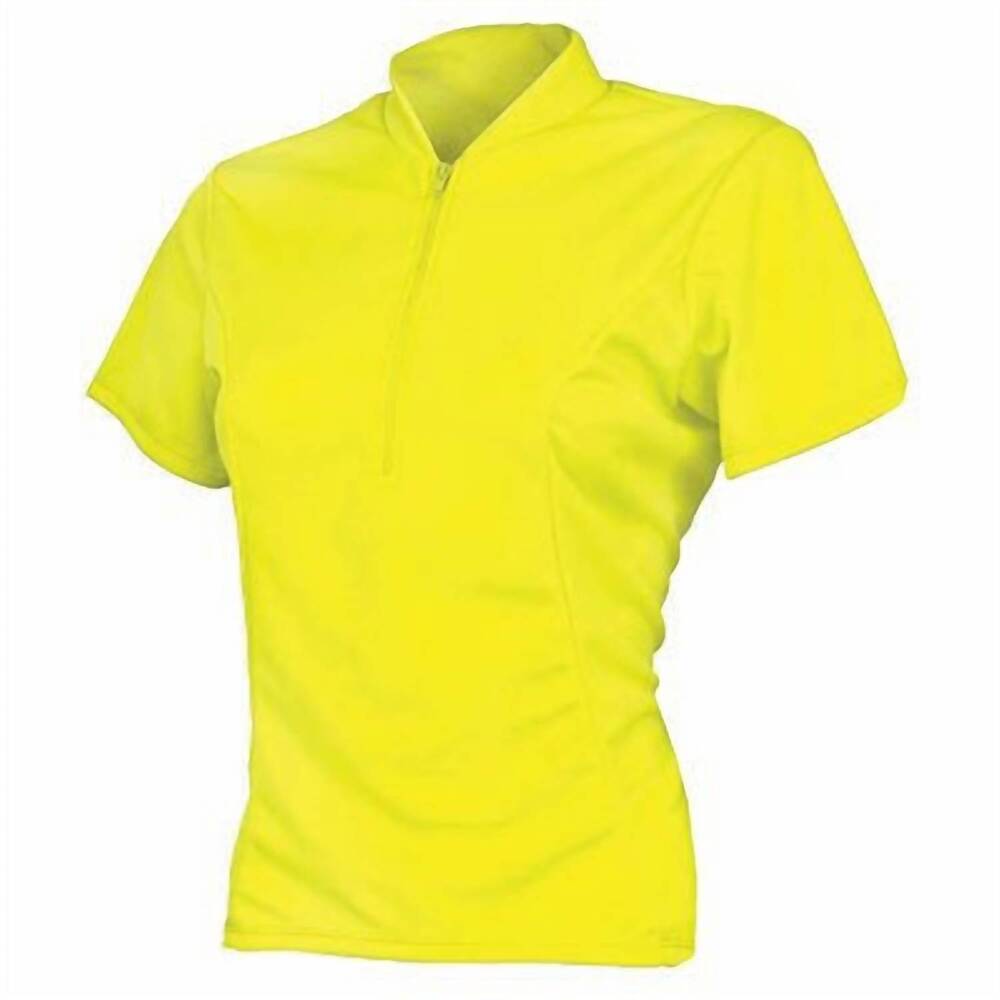NEW BASIK women's classic cycling jersey in neon yellow